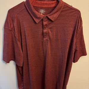 G.H. Bass & Co. Red Polo Shirt Casual Knit